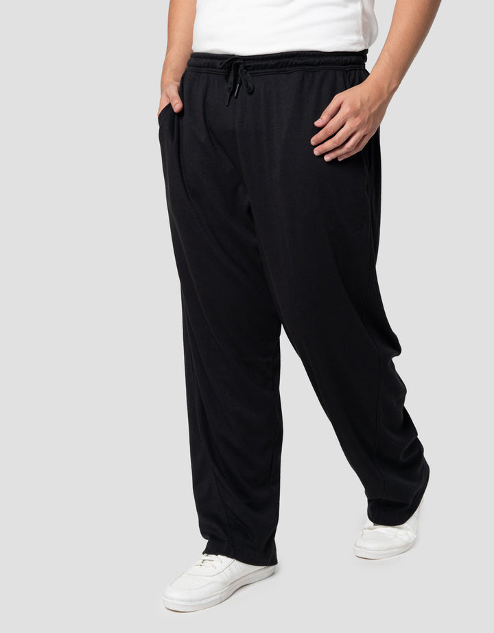 Nevada Knit Baggy Fit Cut And Sewn Back & Front Celana Jogger Pria