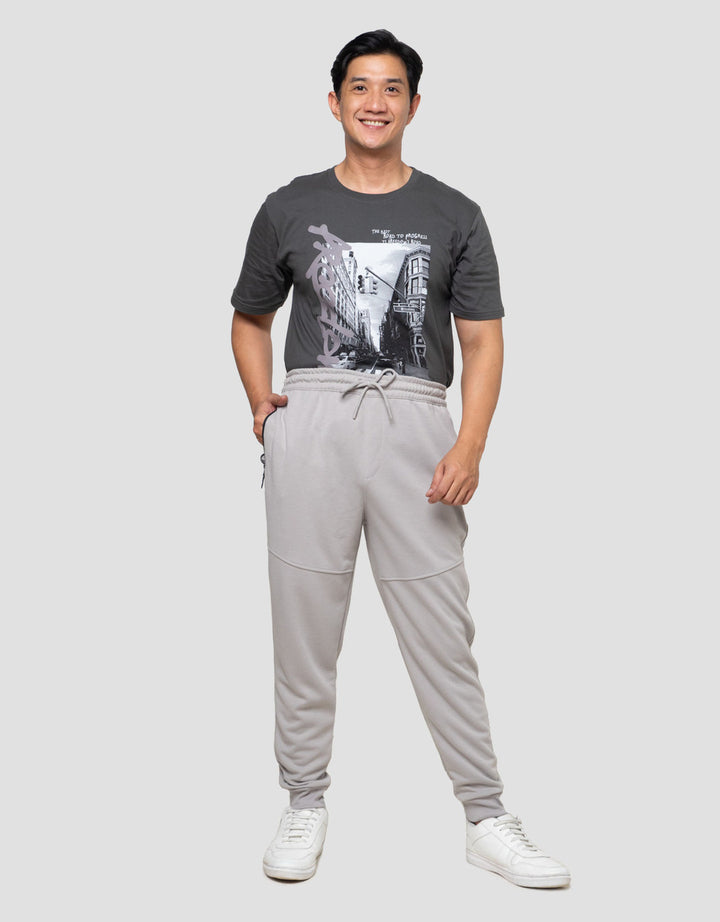 Nevada Cut & Sewn With Zipper Celana Jogger Pria