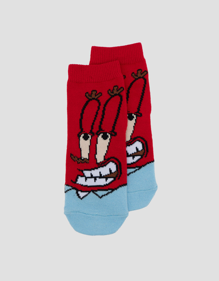 Character Spongebob Mr Krabs Kaus Kaki Anak Laki-laki