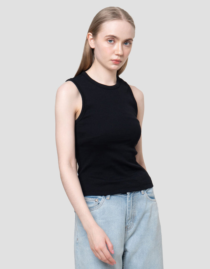Nevada Rib Halter Neck Kaos Tanktop Wanita