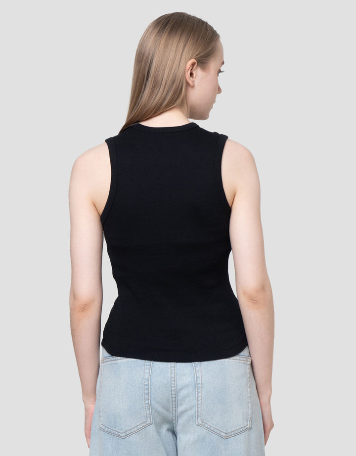 Nevada Rib Halter Neck Kaos Tanktop Wanita