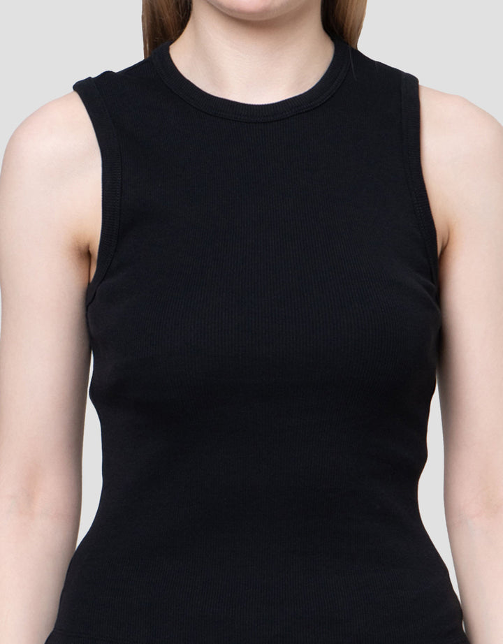 Nevada Rib Halter Neck Kaos Tanktop Wanita