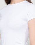 Nevada Sld Bt2 Side Ruched Kaos Wanita
