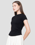 Nevada Sld Bt2 Side Ruched Kaos Wanita