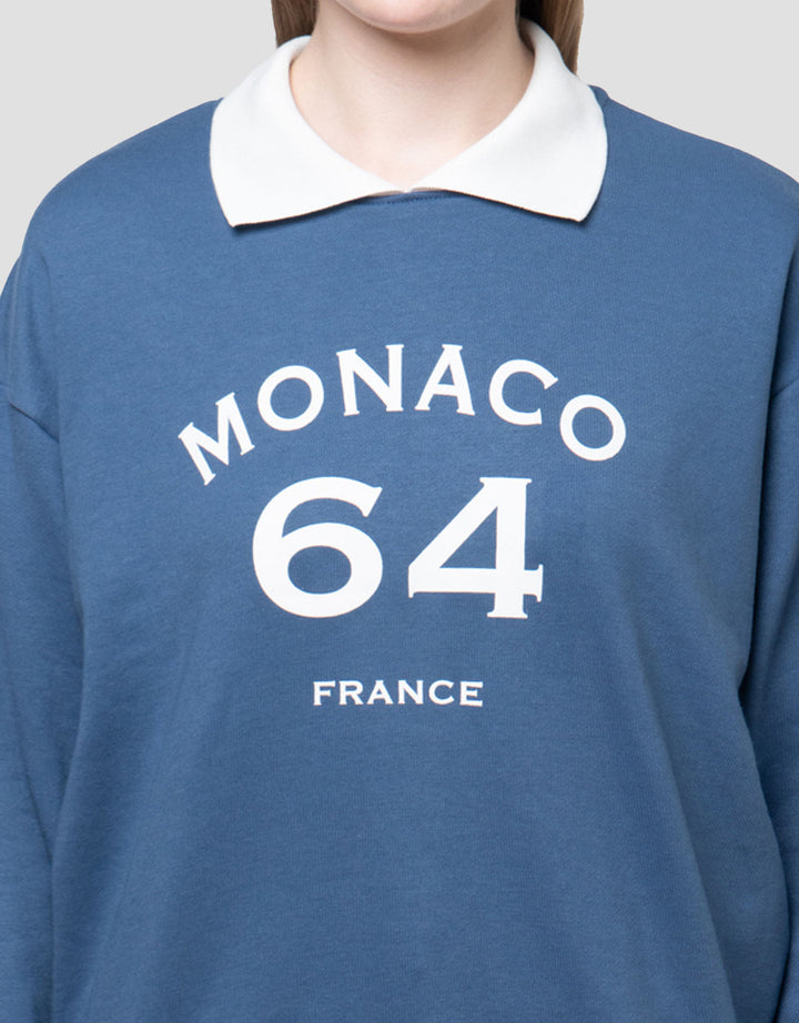 Nevada French Collar Monaco Sweater Wanita