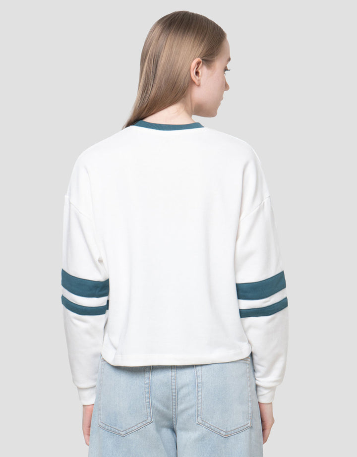 Nevada Crop French California Sweater Wanita