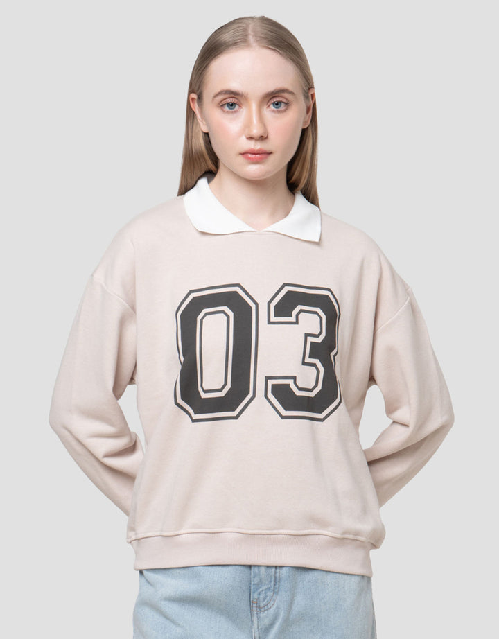 Nevada Reg French Collar New York Sweater Wanita