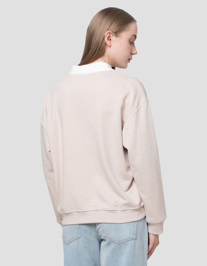 Nevada Reg French Collar New York Sweater Wanita