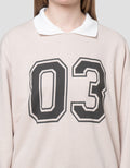 Nevada Reg French Collar New York Sweater Wanita