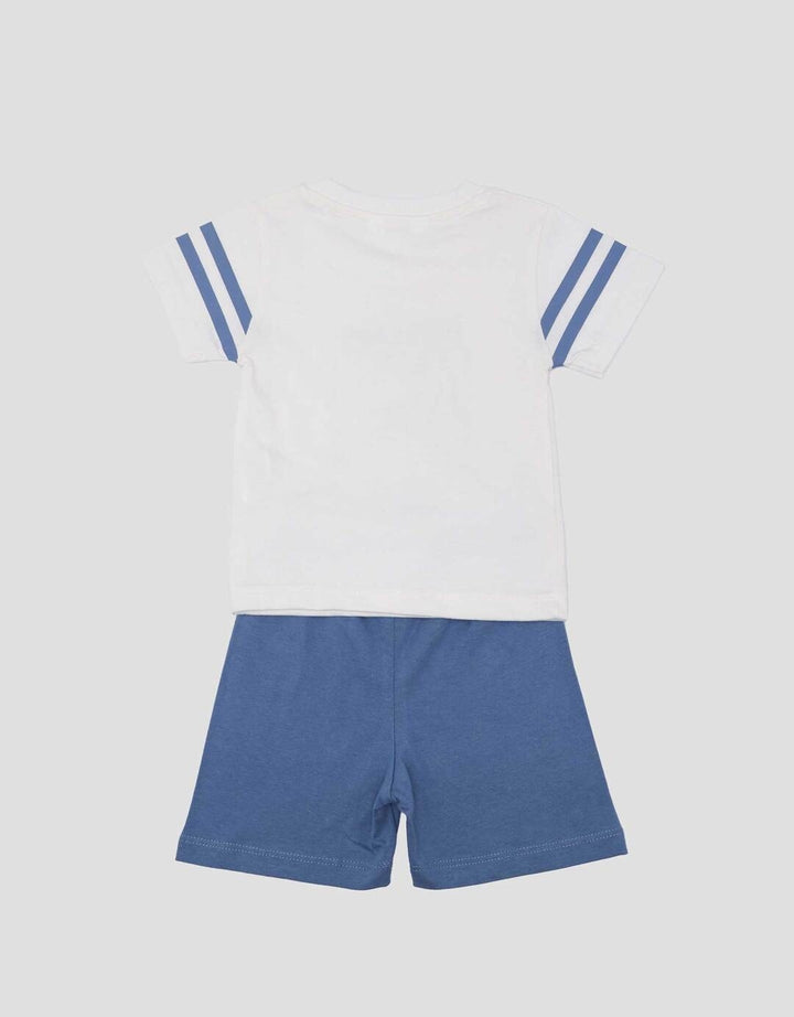 Little M Print Dinosaur Pakaian Setelan Bayi