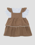 Little M Woven 2Pc Double Layer With Pikok Dress Bayi