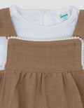 Little M Woven 2Pc Double Layer With Pikok Dress Bayi