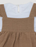 Little M Woven 2Pc Double Layer With Pikok Dress Bayi