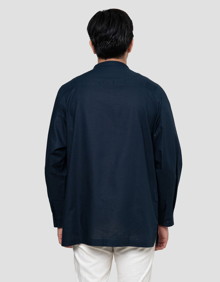 Cole Stripes Cut & Sewn Kemeja Koko Pria