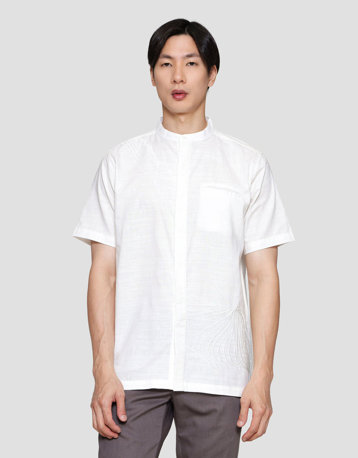 Cole Bordir Artkea Shoulder W/ Pocket Baju Koko Pria