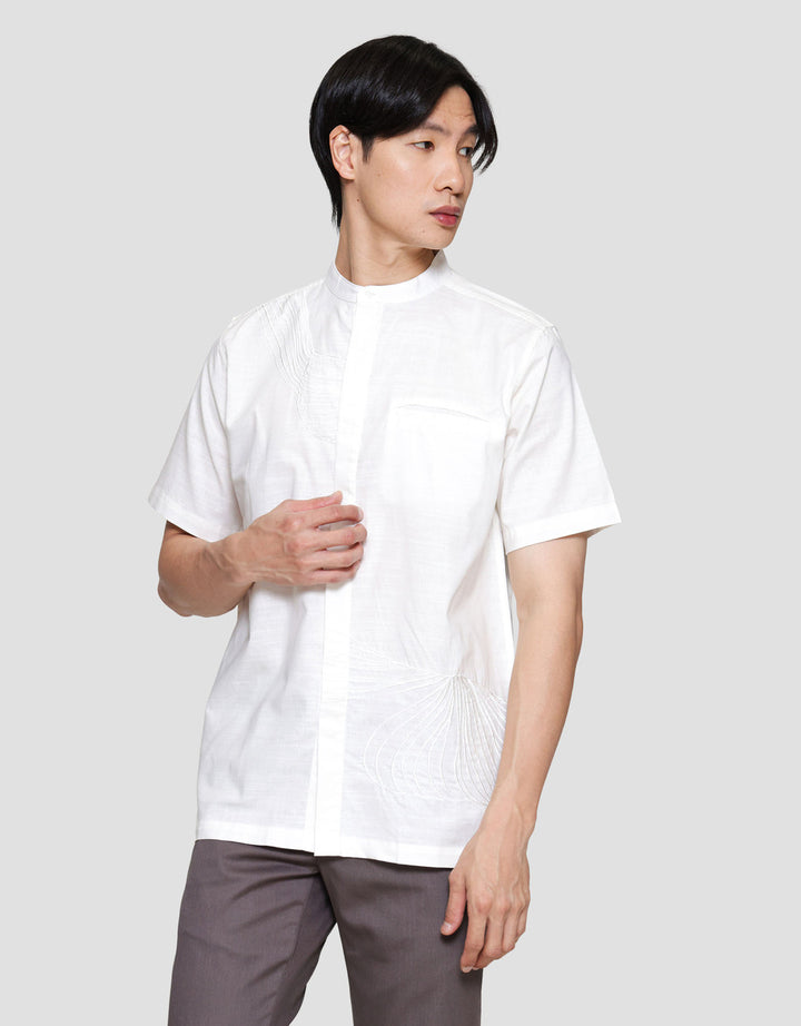 Cole Bordir Artkea Shoulder W/ Pocket Baju Koko Pria