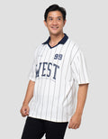 Nevada Varsity Look - West Oversized Kaos Oversize Pria