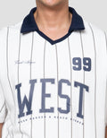 Nevada Varsity Look - West Oversized Kaos Oversize Pria