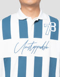 Nevada Cut & Sewn Stripe Print With Embro Sweater Pria