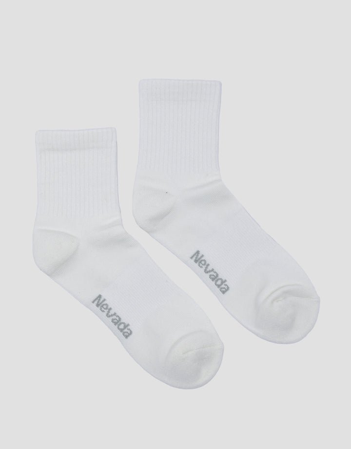 Nevada Mid Cuf Solid Kaus Kaki Pria