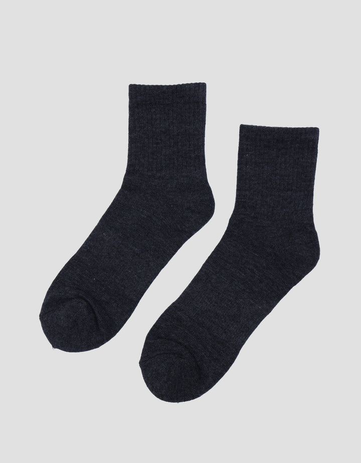 Nevada Mid Cuf Solid Kaus Kaki Pria