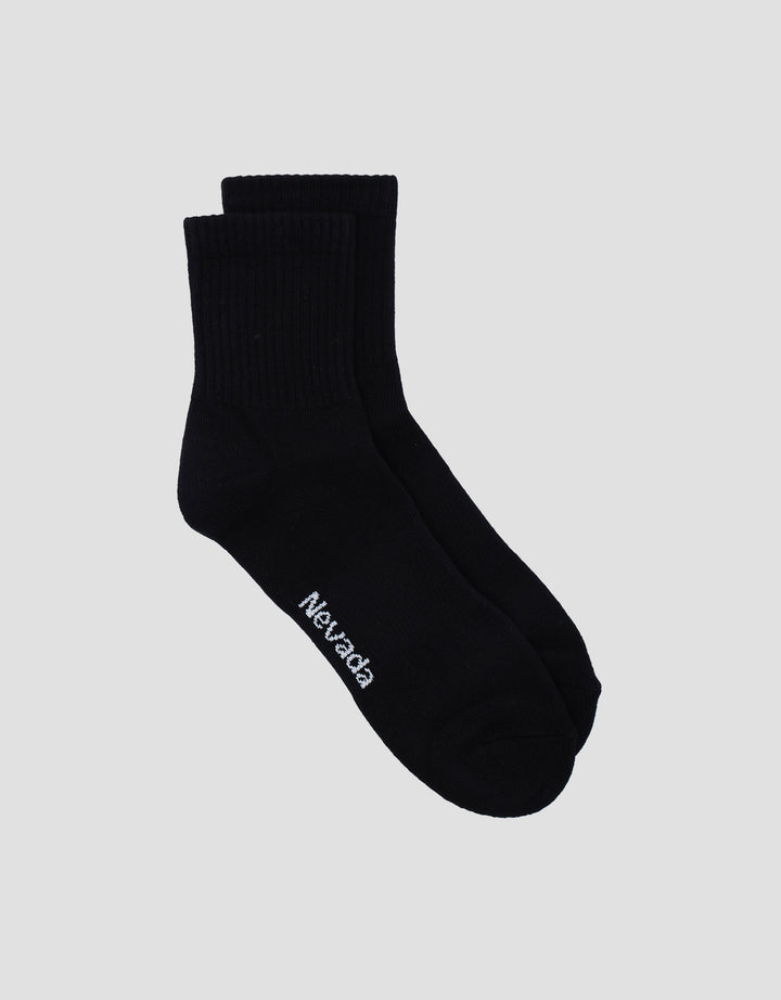 Nevada Mid Cuf Solid Kaus Kaki Pria