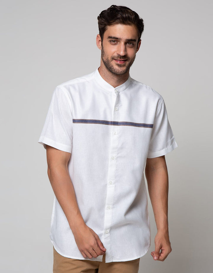 Details Short Sleeve Koko Single Stripe Color