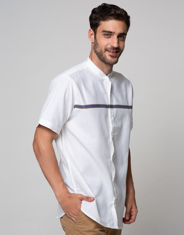Details Short Sleeve Koko Single Stripe Color