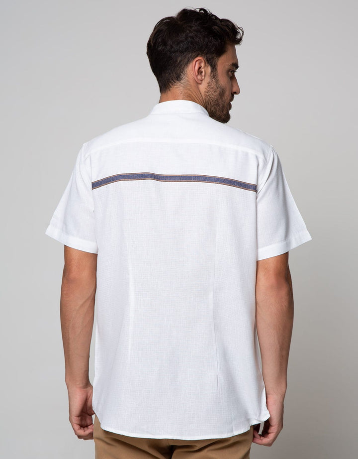 Details Short Sleeve Koko Single Stripe Color