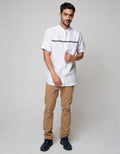 Details Short Sleeve Koko Single Stripe Color