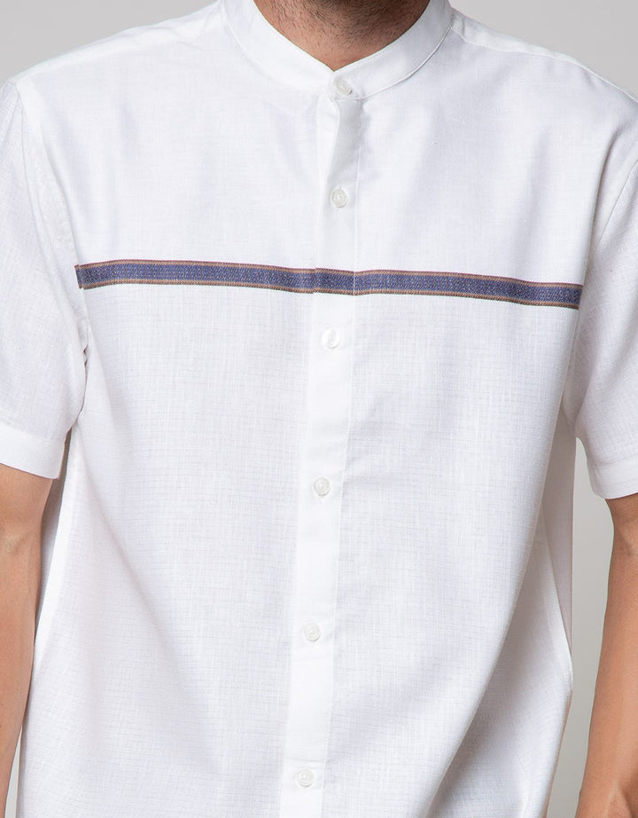 Details Short Sleeve Koko Single Stripe Color