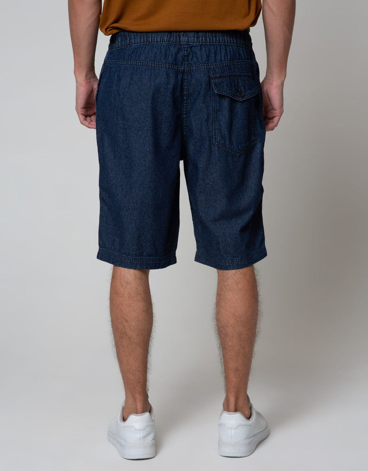 Cole Denim Short Pants Pull On With Insert Pocket