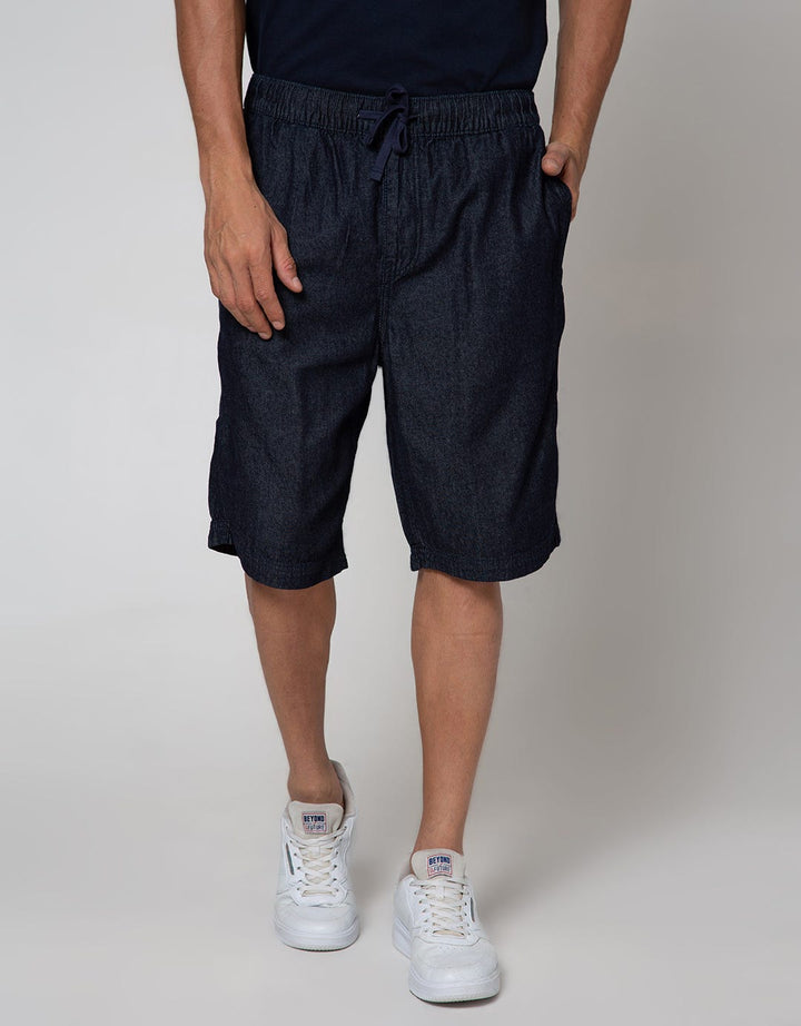 Cole Denim Short Pants Pull On With Insert Pocket