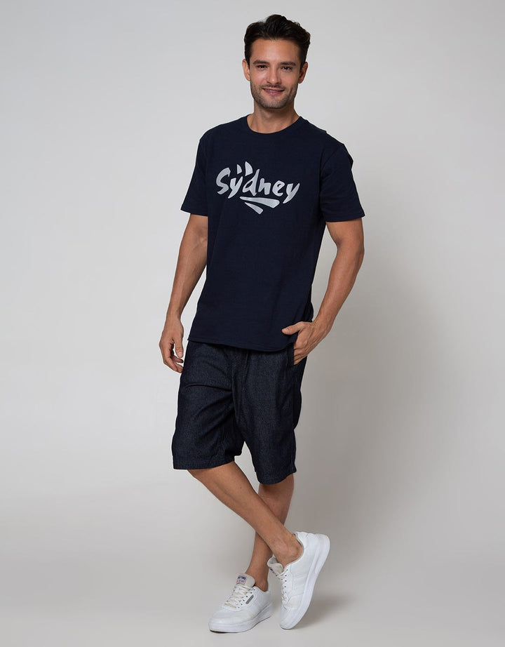 Cole Denim Short Pants Pull On With Insert Pocket