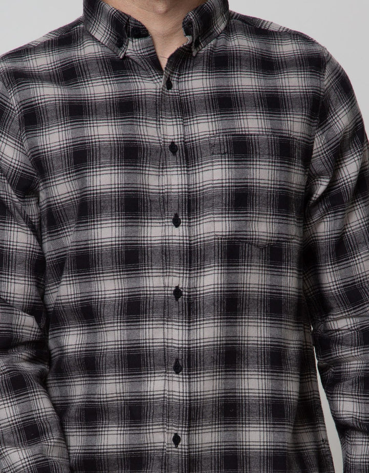 Details Long Sleeve Shirt Check Yarn Dye