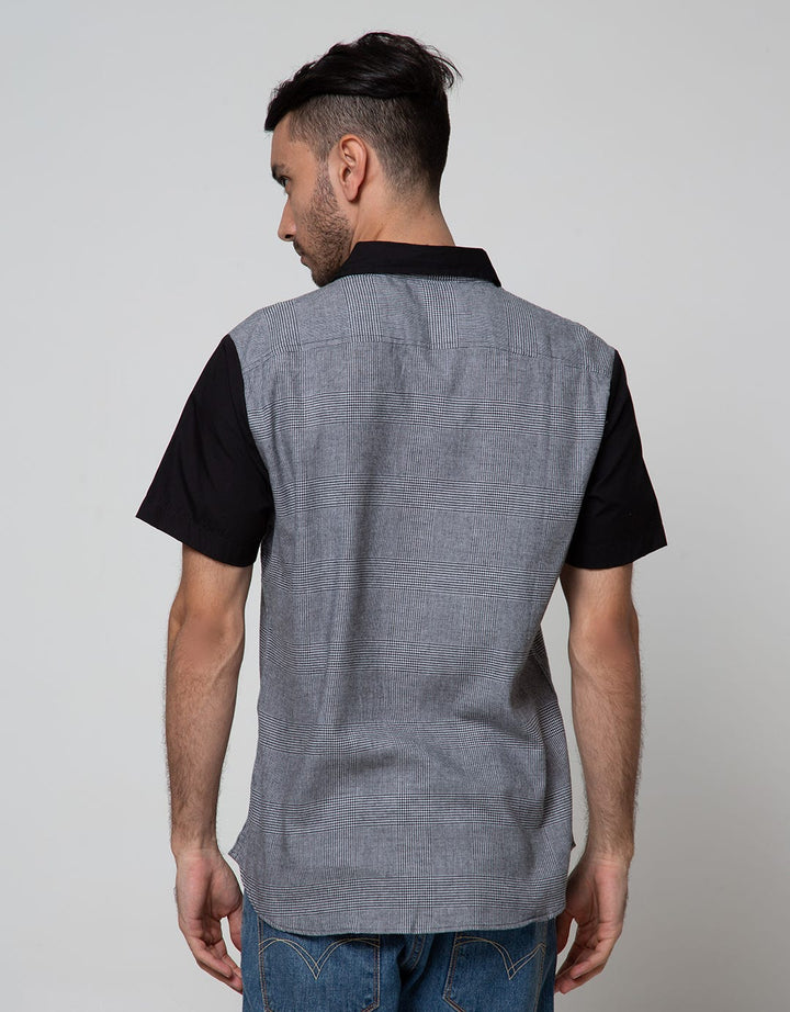 Details Short Sleeve Shirt Check Yarn Dye