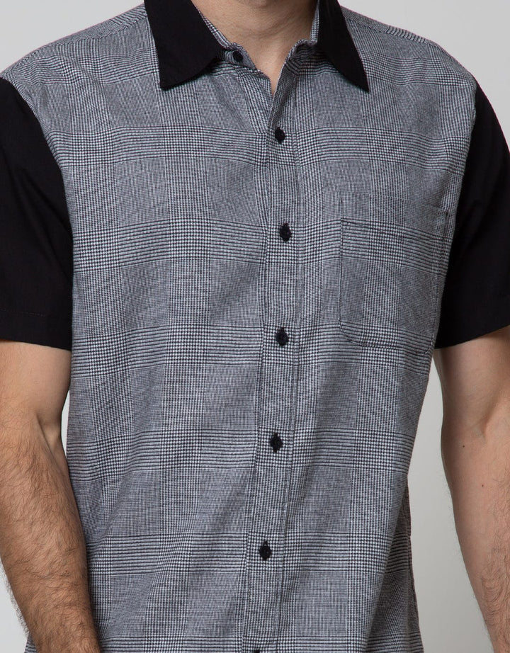 Details Short Sleeve Shirt Check Yarn Dye