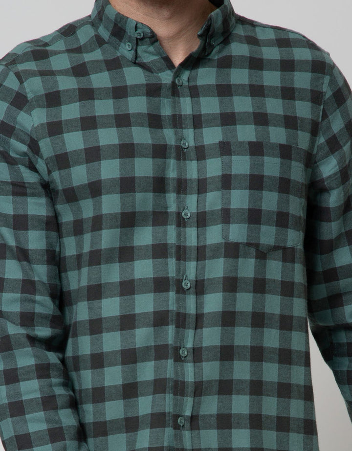 Details Long Sleeve Shirt Check Yarn Dye