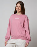 Details Sweatshirt With Small Embro At Front Big Embro At Back