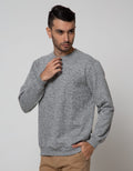 Details Sweatshirt Jumper Round Neck Texture