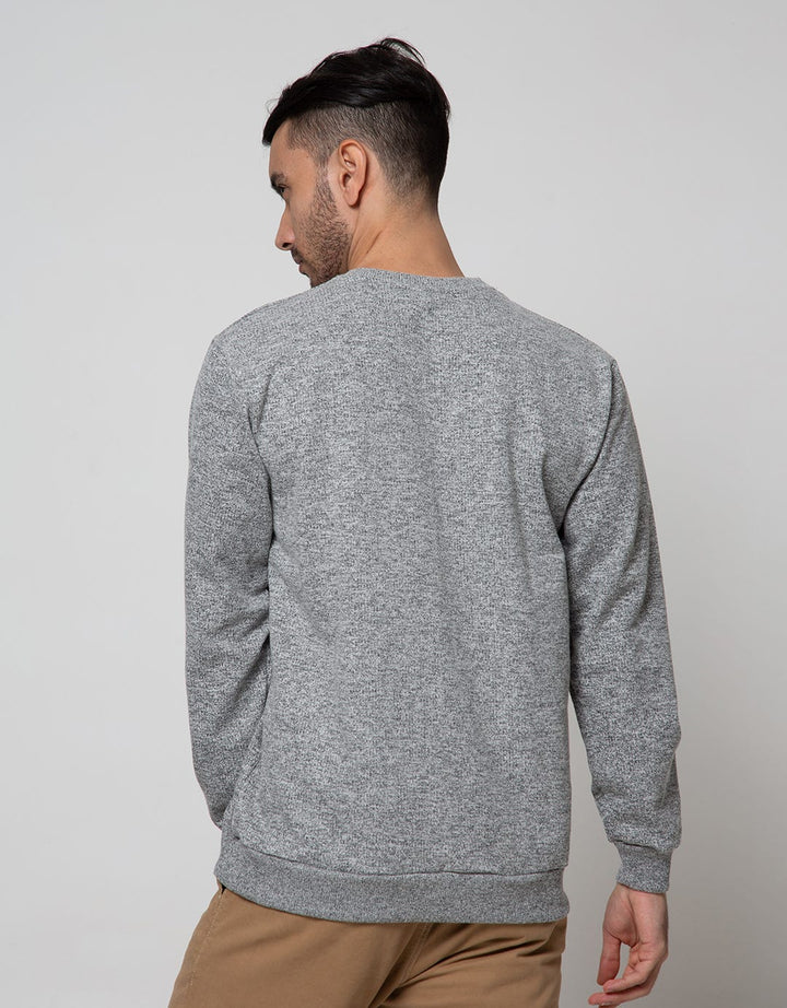 Details Sweatshirt Jumper Round Neck Texture