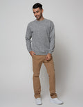 Details Sweatshirt Jumper Round Neck Texture