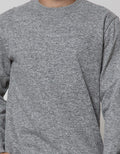 Details Sweatshirt Jumper Round Neck Texture
