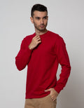 Details Sweatshirt Jumper R Neck Combi Color One Hand