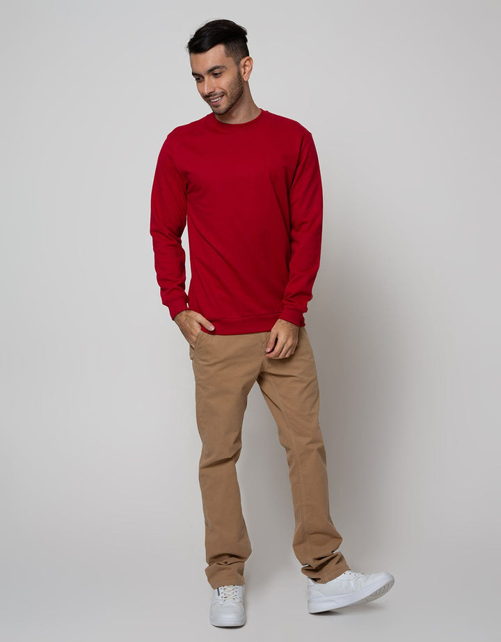 Details Sweatshirt Jumper R Neck Combi Color One Hand