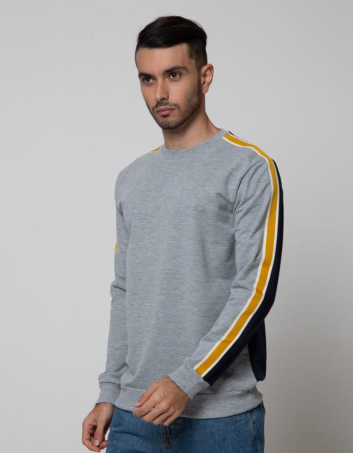 Details Sweatshirt Jumper R Neck Combi With Bubbling Tex On