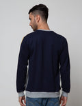 Details Sweatshirt Jumper R Neck Combi With Bubbling Tex On