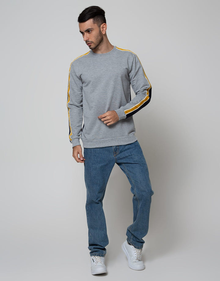 Details Sweatshirt Jumper R Neck Combi With Bubbling Tex On
