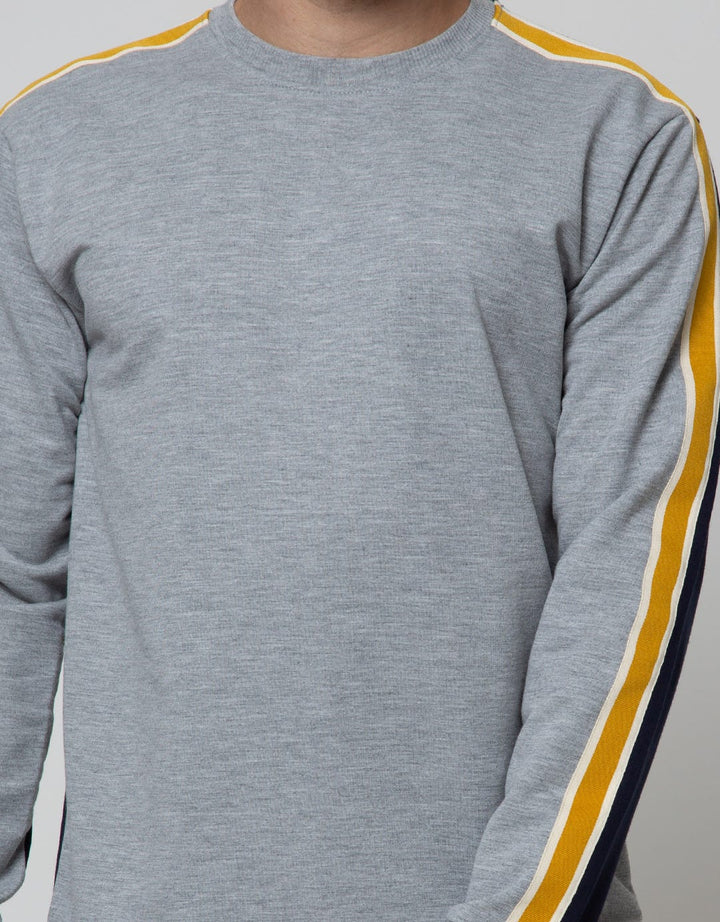 Details Sweatshirt Jumper R Neck Combi With Bubbling Tex On