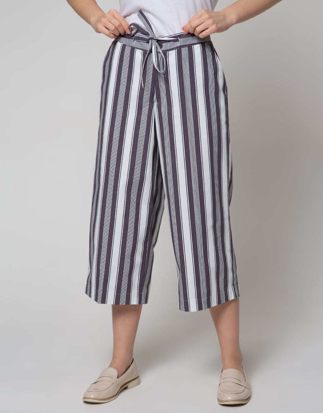 Nevada Long Pants Stripe Culottes